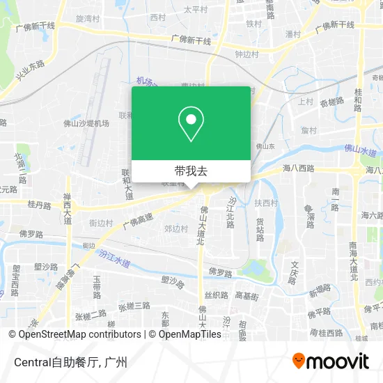 Central自助餐厅地图