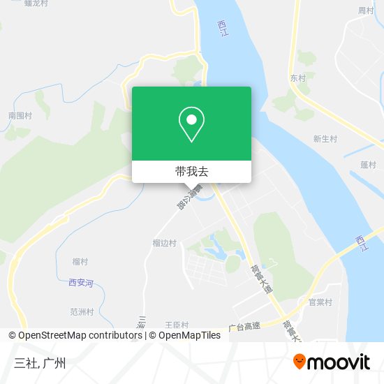 三社地图