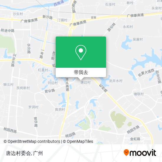 唐边村委会地图