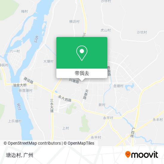 塘边村地图