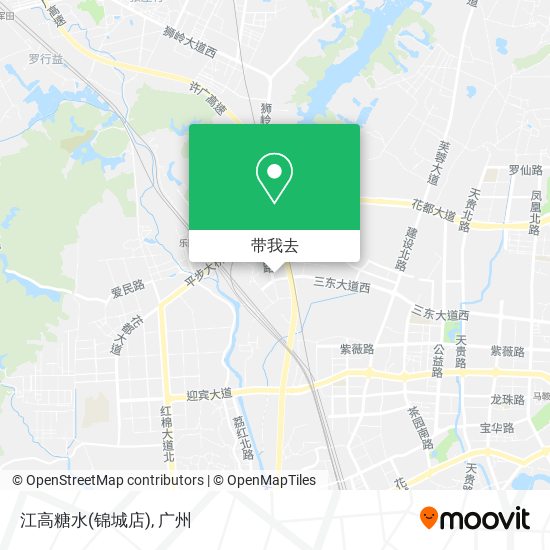江高糖水(锦城店)地图