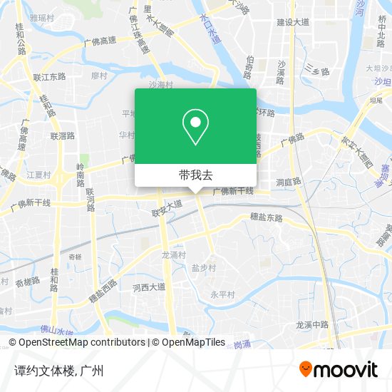 谭约文体楼地图