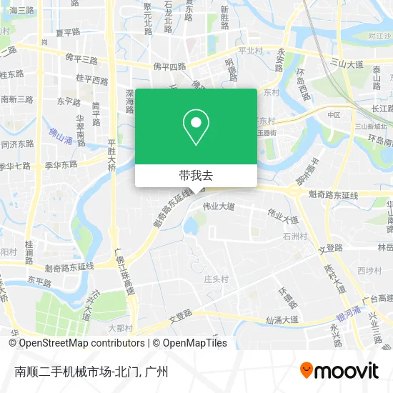 南顺二手机械市场-北门地图