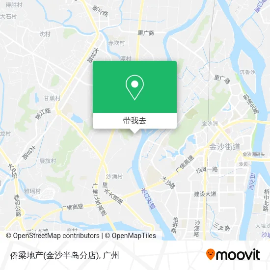侨梁地产(金沙半岛分店)地图