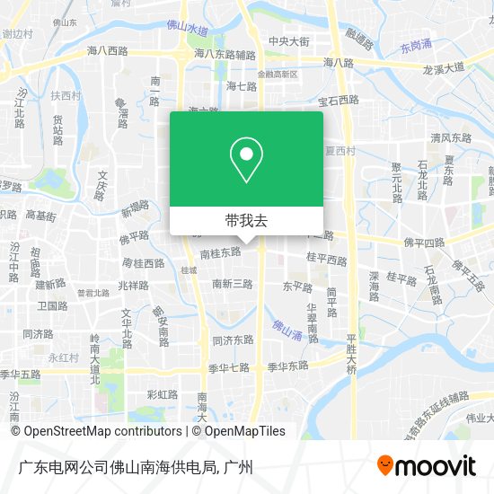 广东电网公司佛山南海供电局地图
