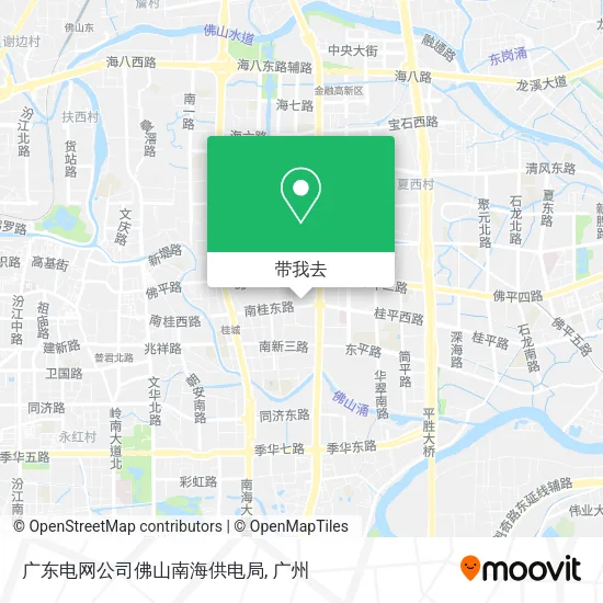 广东电网公司佛山南海供电局地图