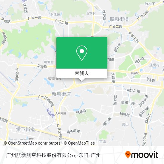 广州航新航空科技股份有限公司-东门地图