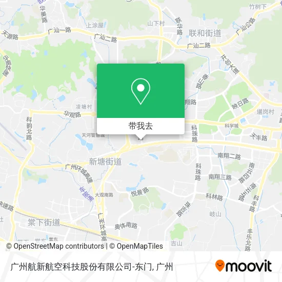 广州航新航空科技股份有限公司-东门地图