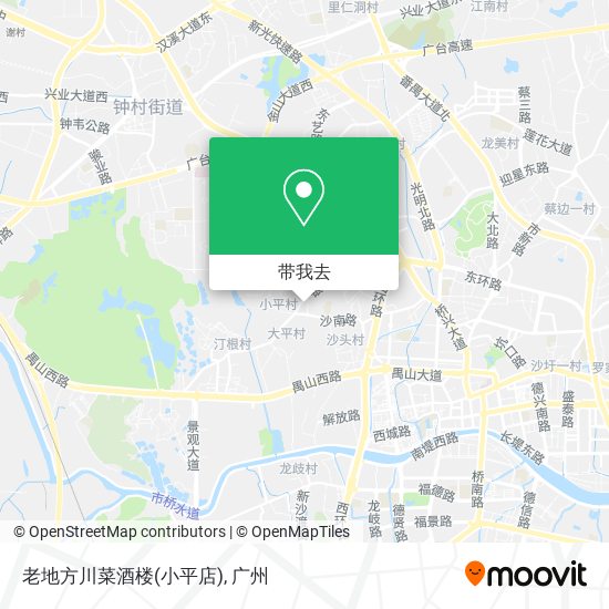 老地方川菜酒楼(小平店)地图