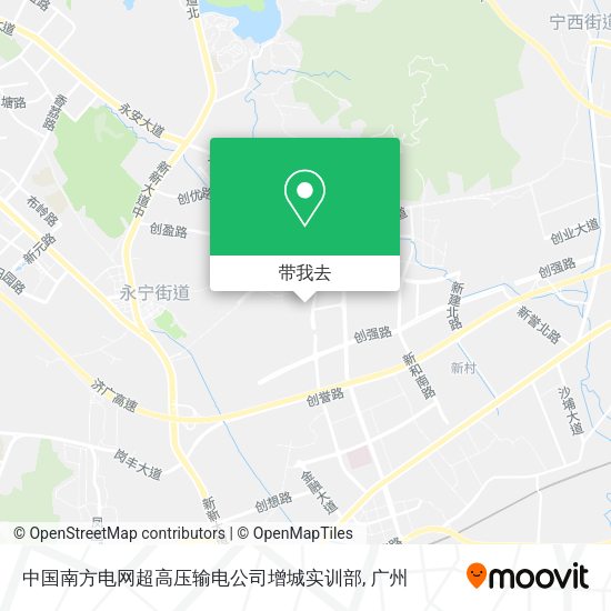 中国南方电网超高压输电公司增城实训部地图