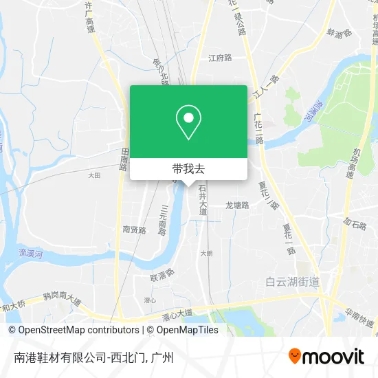 南港鞋材有限公司-西北门地图