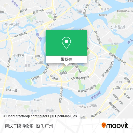 南汉二陵博物馆-北门地图