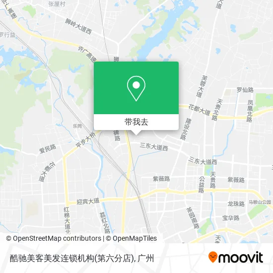 酷驰美客美发连锁机构(第六分店)地图