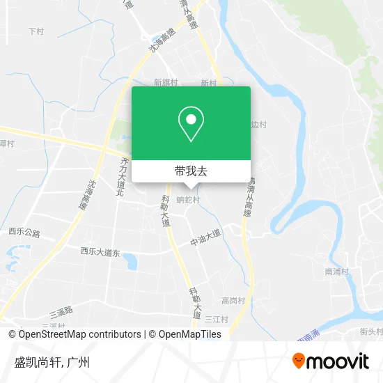 盛凯尚轩地图