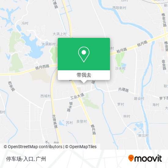 停车场-入口地图