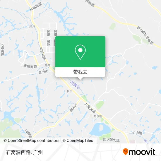 石窝洞西路地图