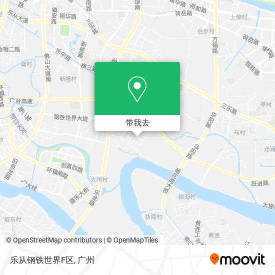 乐从钢铁世界F区地图