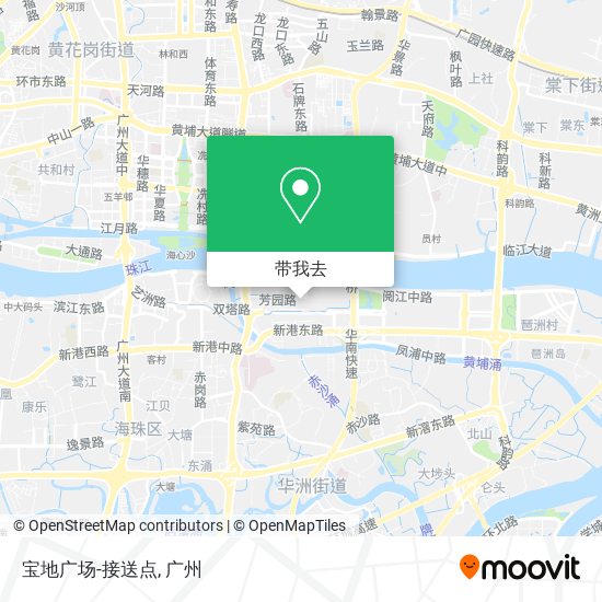 宝地广场-接送点地图