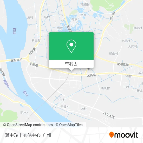 冀中瑞丰仓储中心地图