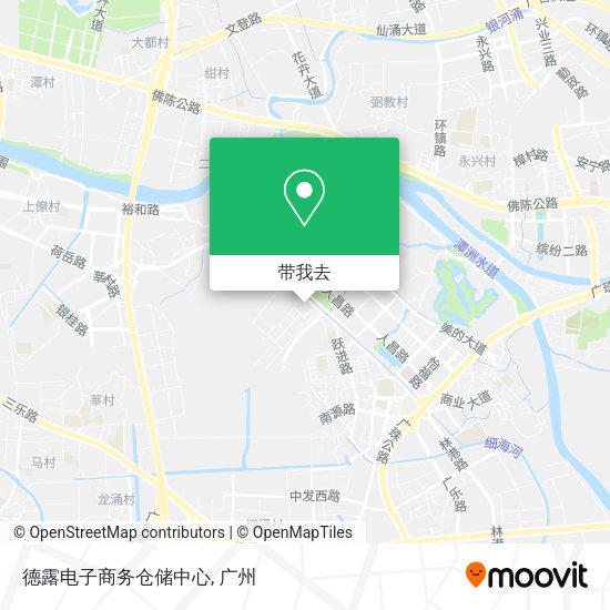 德露电子商务仓储中心地图