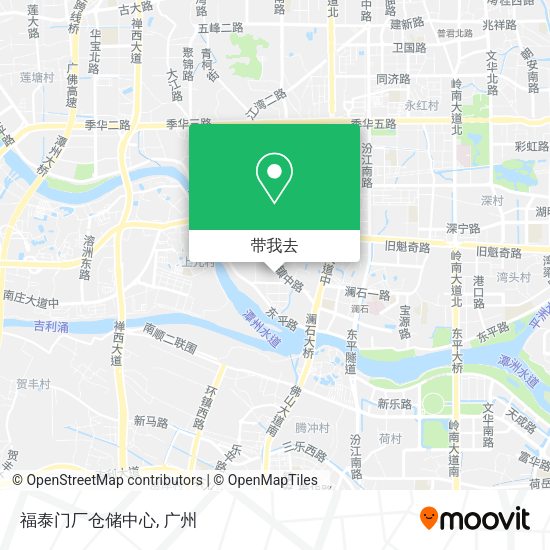 福泰门厂仓储中心地图