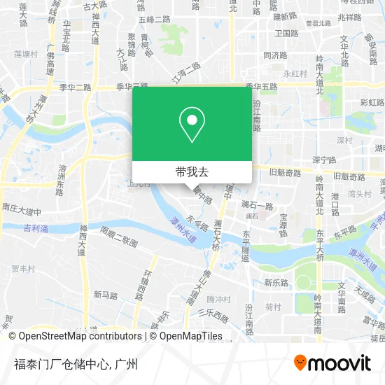 福泰门厂仓储中心地图