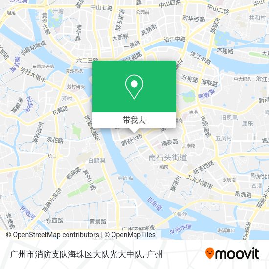 广州市消防支队海珠区大队光大中队地图