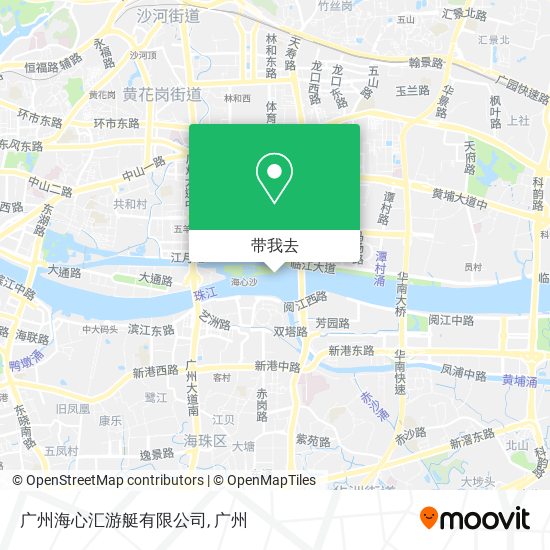 广州海心汇游艇有限公司地图