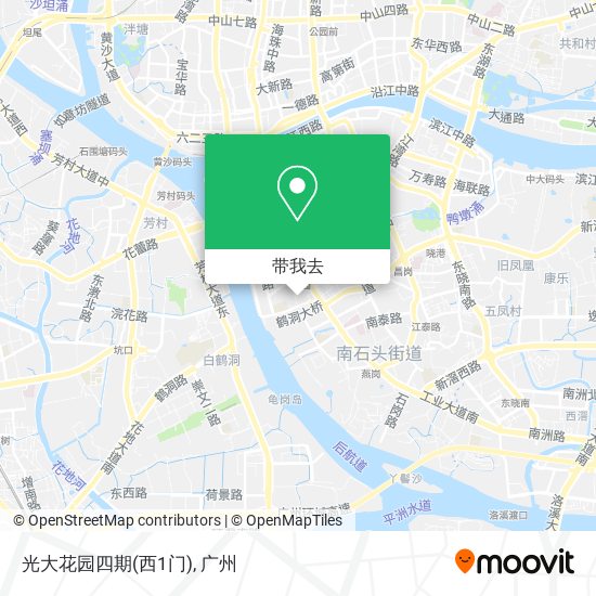 光大花园四期(西1门)地图