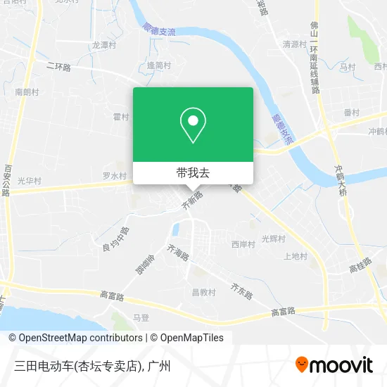 三田电动车(杏坛专卖店)地图