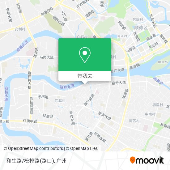 和生路/松排路(路口)地图