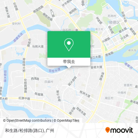 和生路/松排路(路口)地图