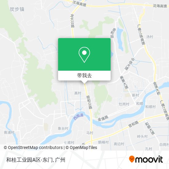和桂工业园A区-东门地图