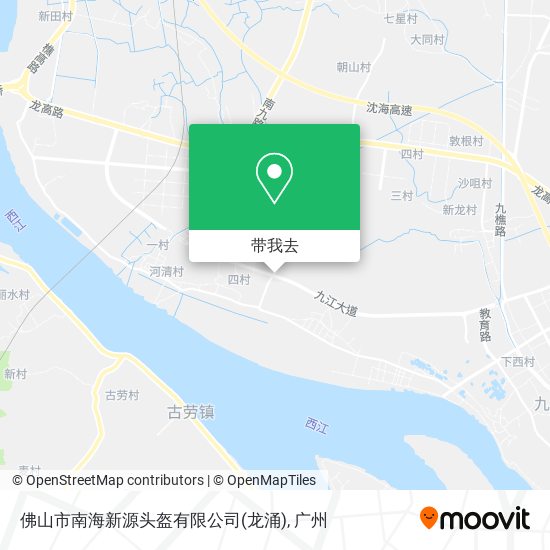 佛山市南海新源头盔有限公司(龙涌)地图