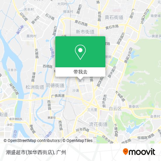 潮盛超市(加华西街店)地图