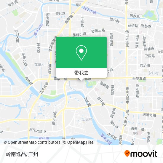 岭南逸品地图