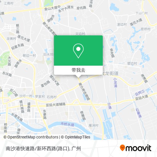 南沙港快速路/新环西路(路口)地图