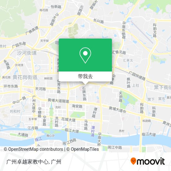 广州卓越家教中心地图