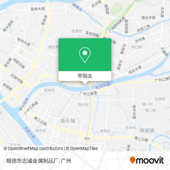 顺德市志诚金属制品厂地图
