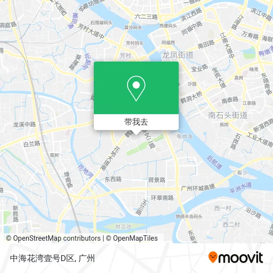 中海花湾壹号D区地图