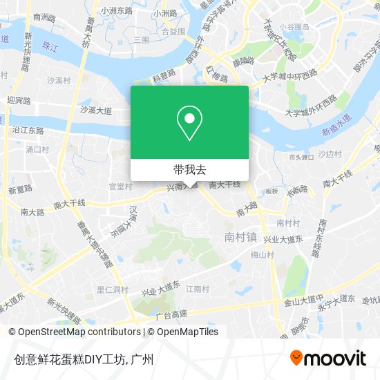 创意鲜花蛋糕DIY工坊地图