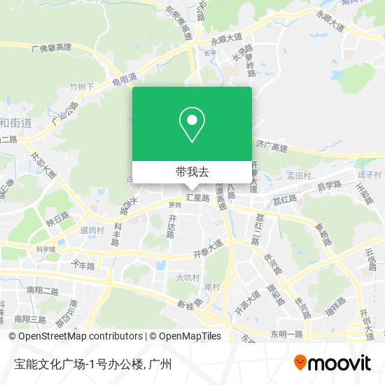 宝能文化广场-1号办公楼地图