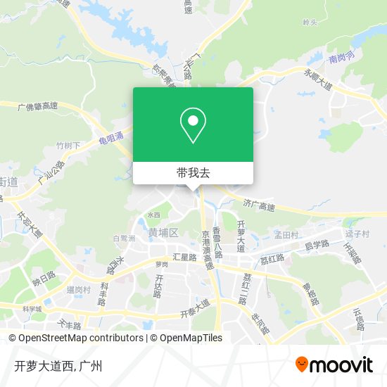 开萝大道西地图