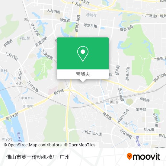 佛山市英一传动机械厂地图