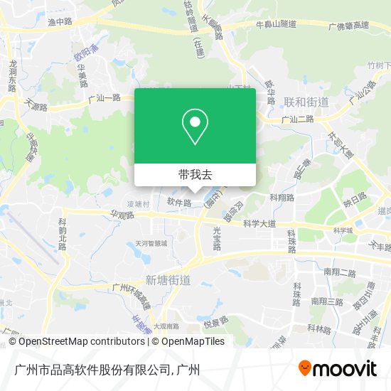 广州市品高软件股份有限公司地图
