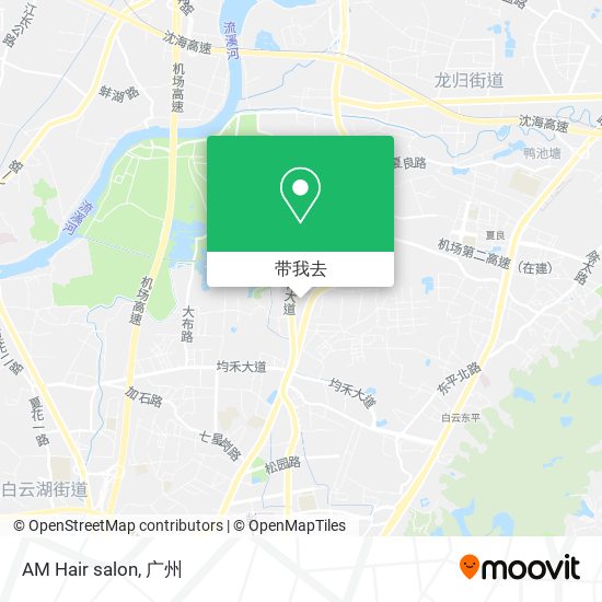 AM Hair salon地图