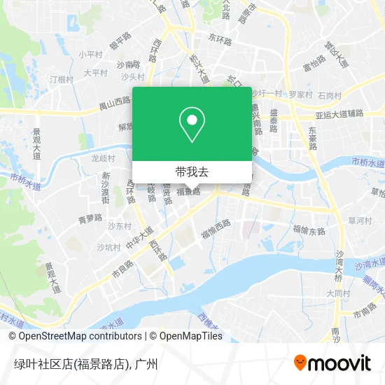 绿叶社区店(福景路店)地图