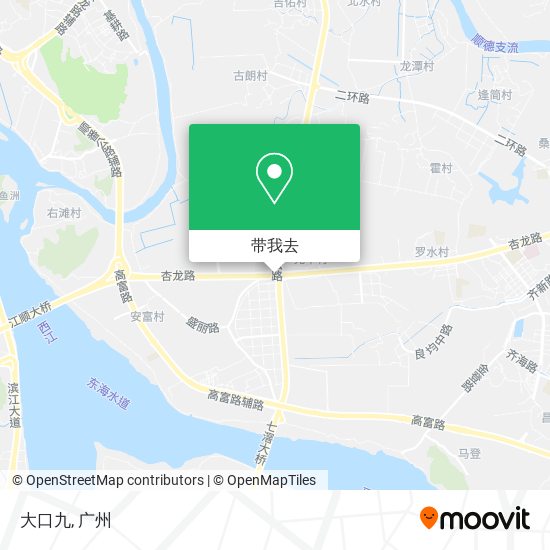 大口九地图