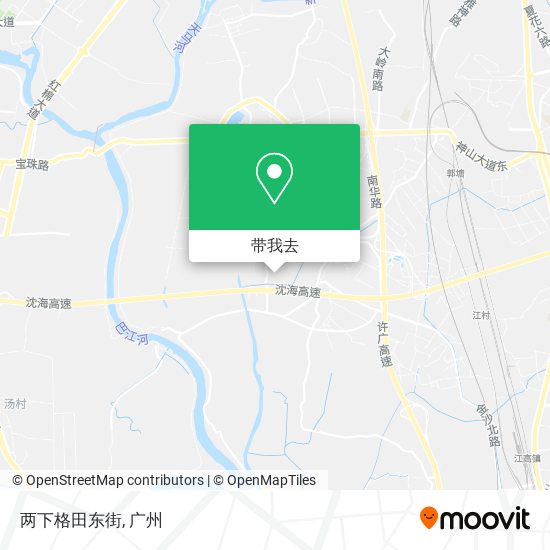 两下格田东街地图