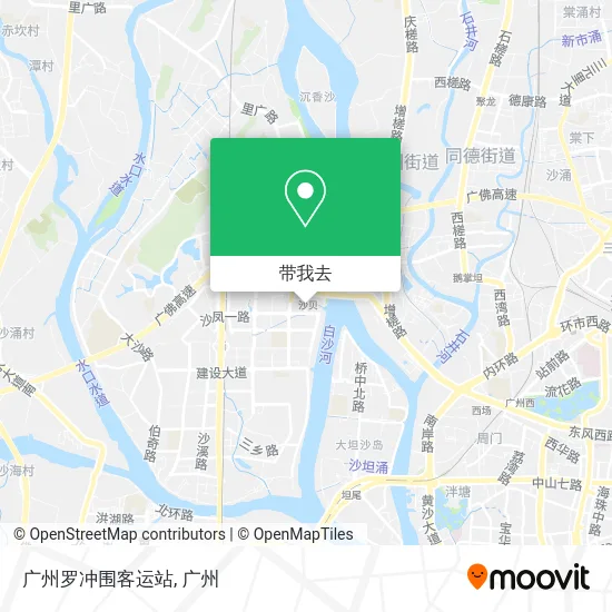 广州罗冲围客运站地图